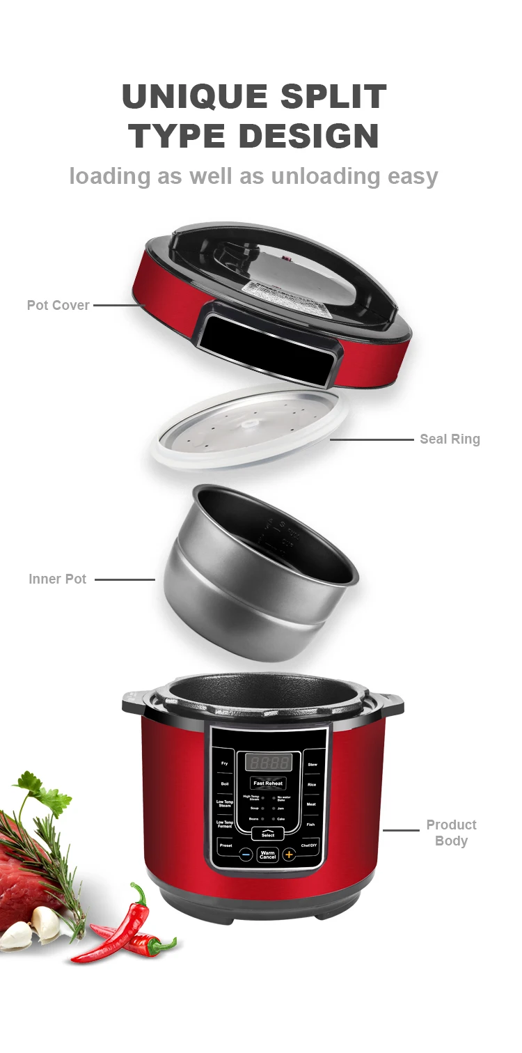 National Digital Electrical Multicooker Stainless Steel Shell Multi