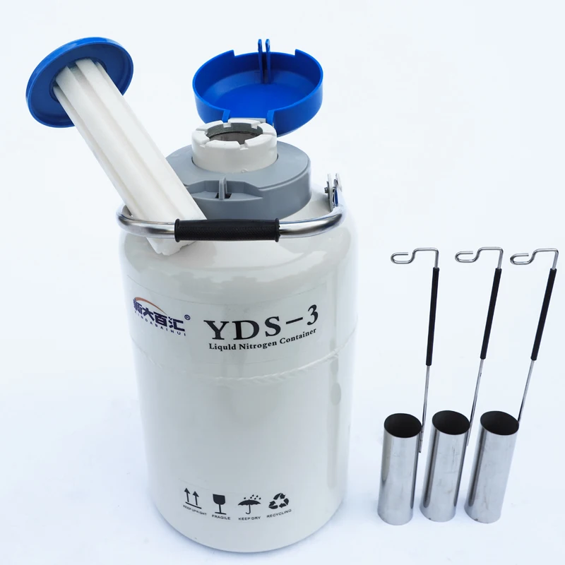 Artificial Insemination Yds3 China Tank 3l Liquid Nitrogen Storage Container Buy Vacuum
