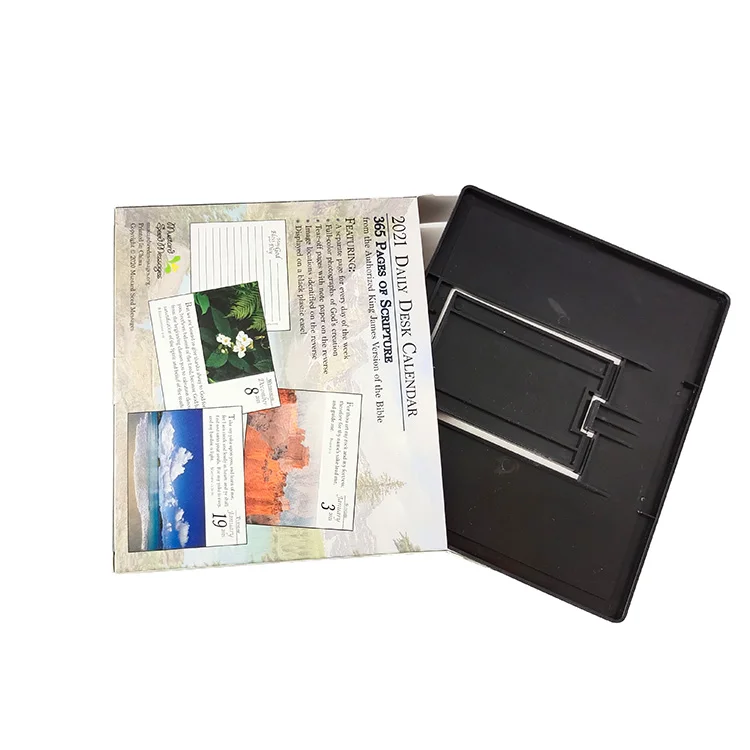 2023 Custom Printing Easy Daily Tear Off Desk Calendar With Plastic Lean Back Stand Buy Daily