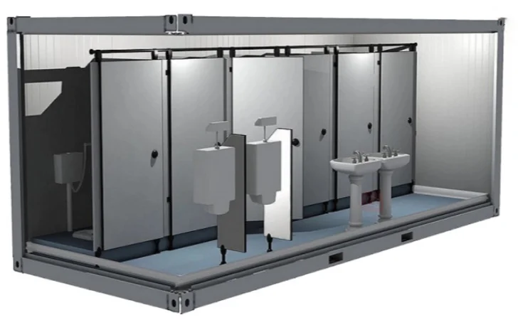 营地马桶块移动集装箱马桶淋浴批发