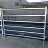 1.8m x 2.1m 6 bars rails heavy duty portable metal cattle yard fence panel