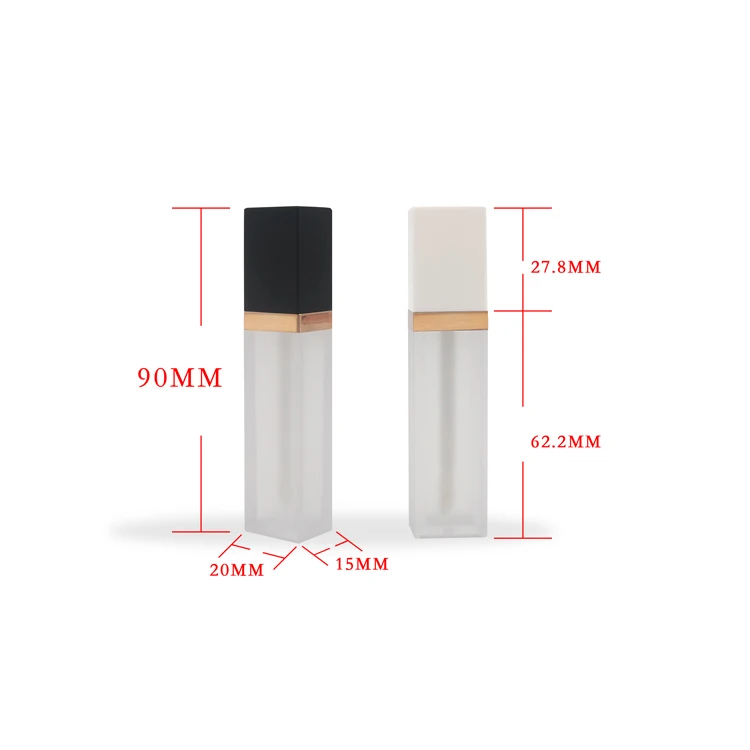 Cy020 In Stock Liquid Lipstick Container 7ml Thin Flat Shape Empty Lip ...