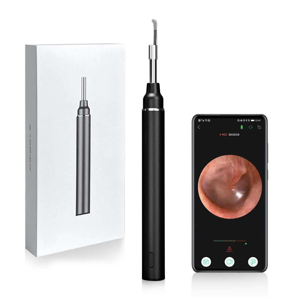 3.9mm 3mp 6 Led Camera Ear Ear Wax Removal Camera Earring Hidden Camera