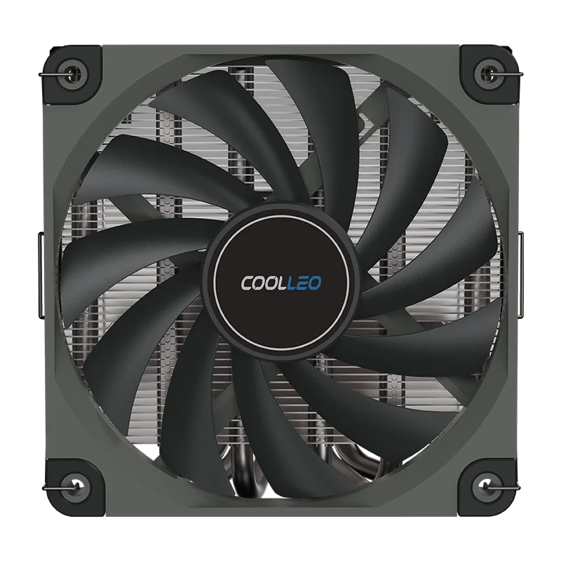 Heat Pipe Cpu Fan, COOLLEO, M67, PWM, LED - detail 4