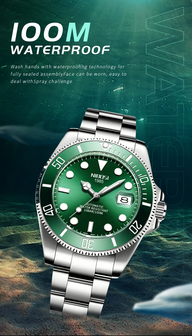 nibosi automatic watch