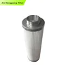 High efficiency Stainless steel threaded lifting filter cartridge 125*400 Dust filter cartridge