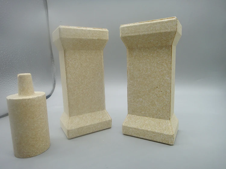 Mullite cordirite refractory pillar / support as kiln furniture