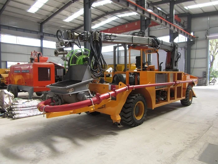 shotcrete pump truck