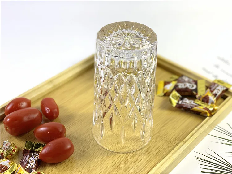 Elegant Crystal Wine Glass Stemless Personalized Decorative Wine Glasses