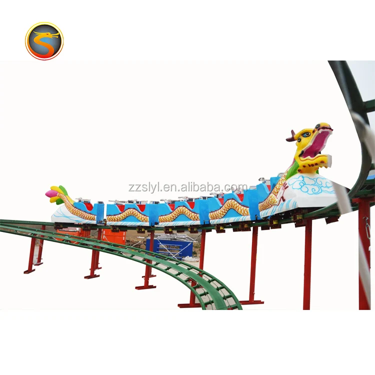 Earn money dragon slide roller coaster amusement park new rides.jpg