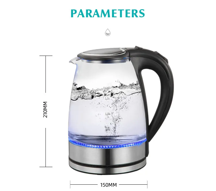 아마존 전기 주전자 1.8l 커피 물 차 메이커 명확한 몸 건강한 선택 유리 전기 주전자 Buy 전기 주전자,전기 주전자