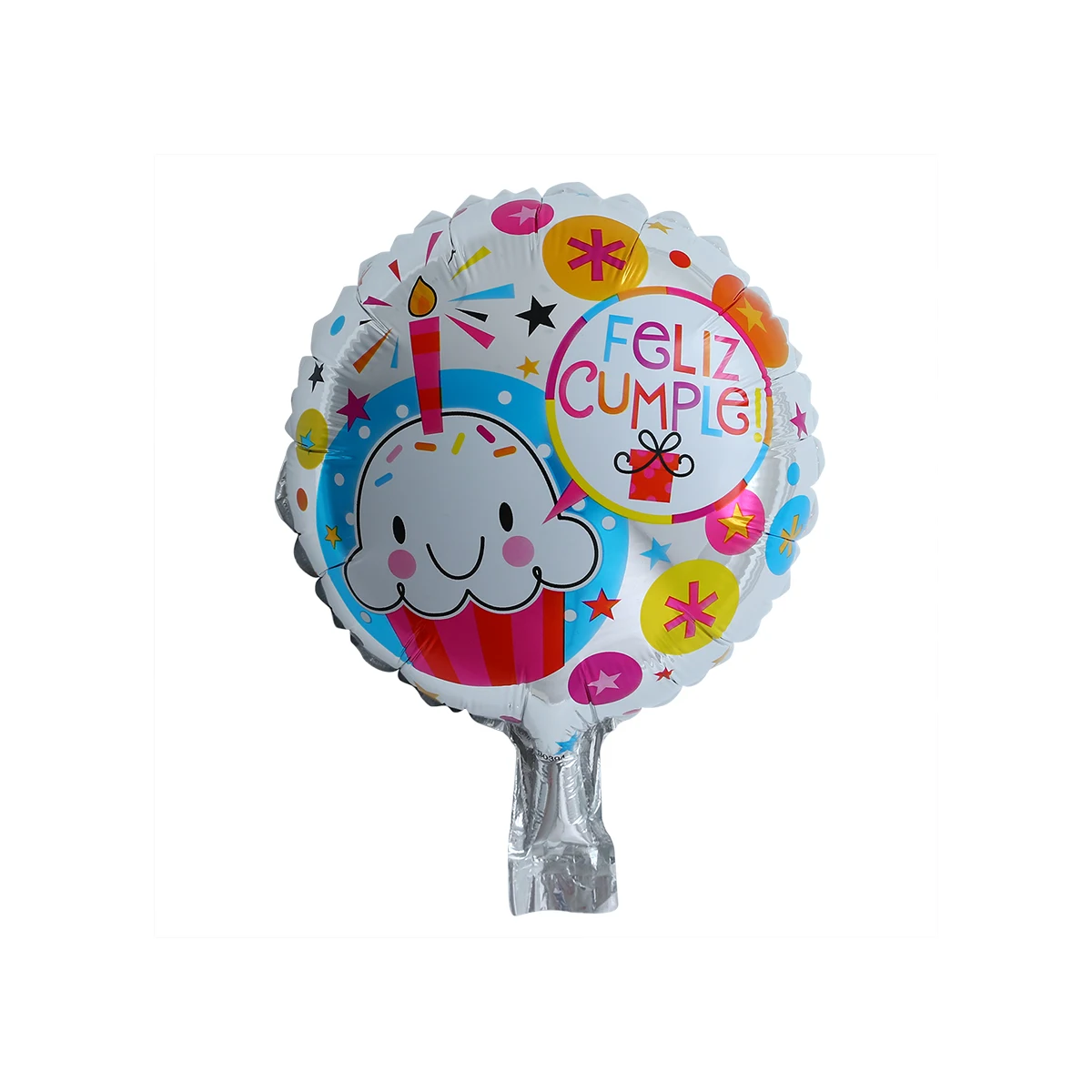 10inch Spanish Happy Birthday Round And Square Foil Balloon For ...