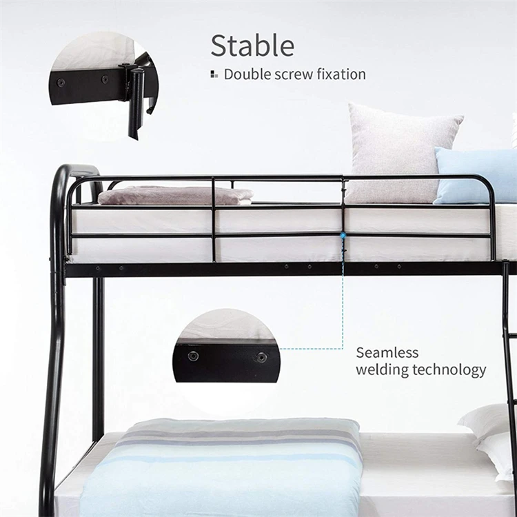 Bunkbed Platform Frame Manufacturers White Black Design Double Steel