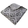 fresh new design back side printed 3D embossed jacquard flannel fleece blanket throw