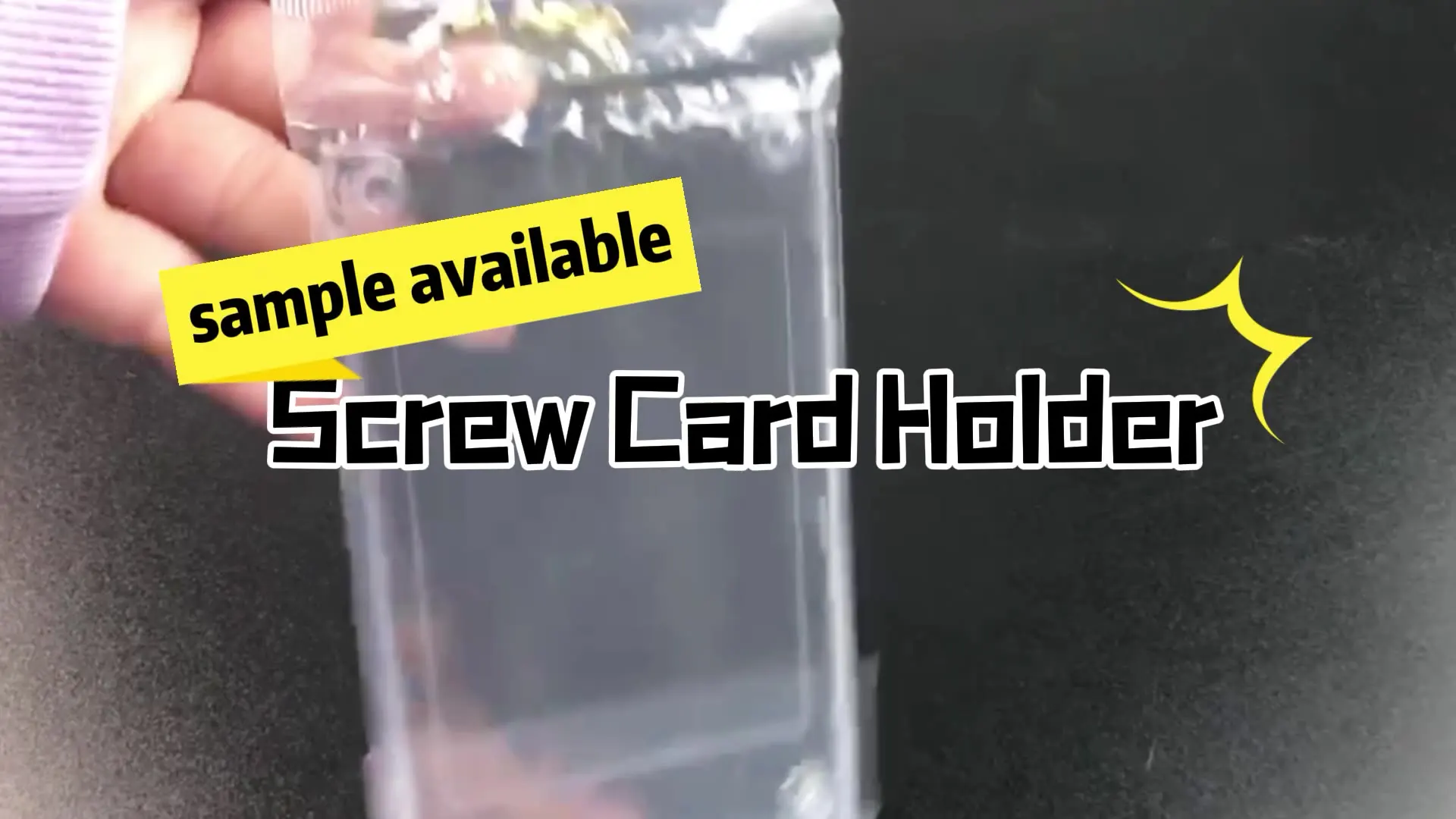 thumbnail image 2 of 35PT Acrylic Screw Holders For Baseball Sports Cards 30-Piece... 2 of 12