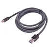 1M 3A Aluminum Alloy Polyester Braided Fast Charge Data Usb Type C Cable For Mobile Phone