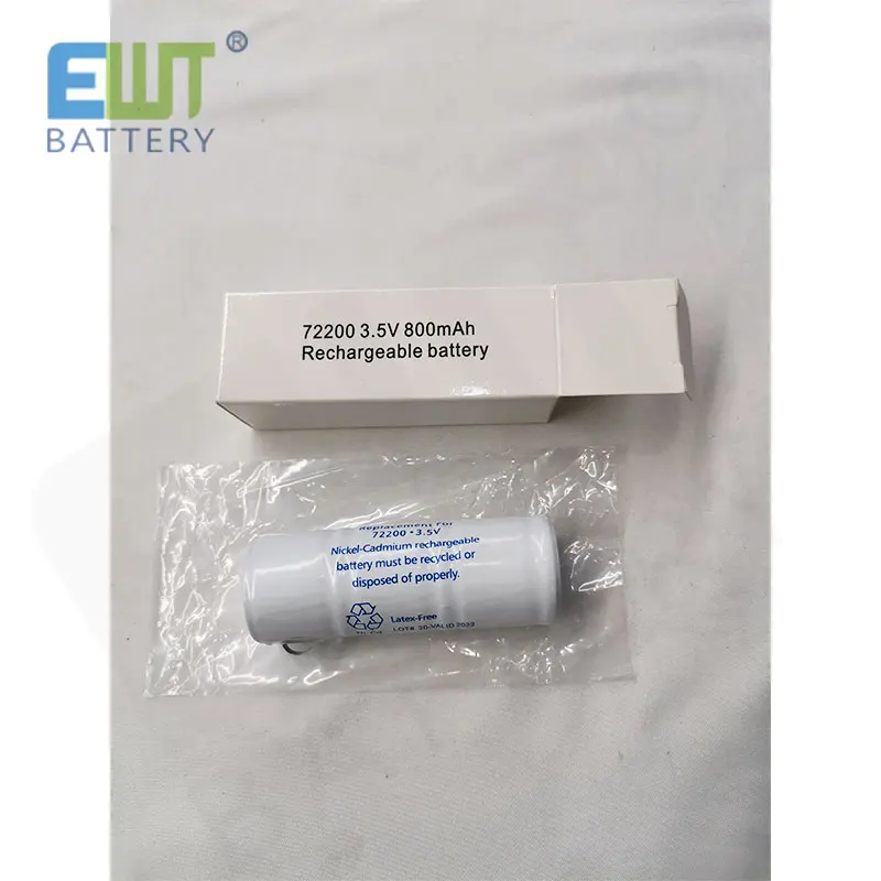 72200 3.5v 1/2c 800mah Nicd Rechargeable Battery Pack For Medical