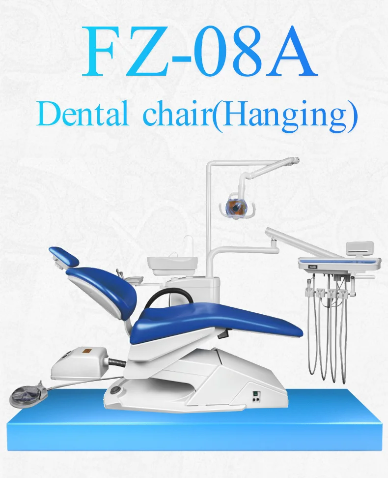 Portable Folding Dental Chair With LED Light & Turbine Unit - Rechargeable