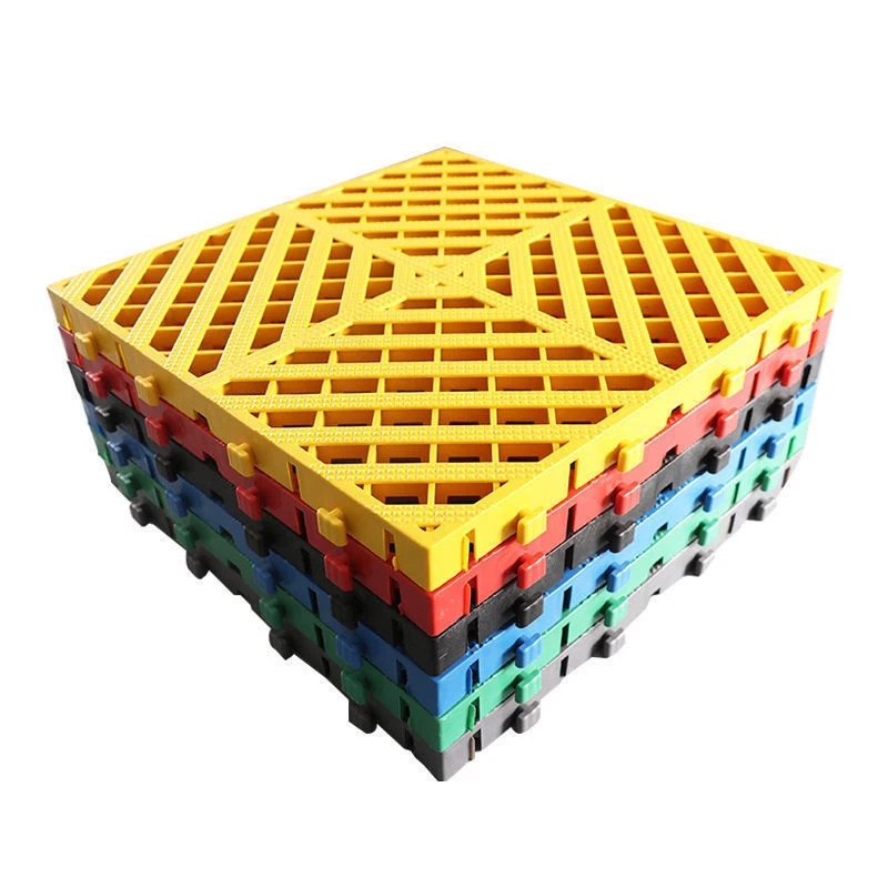 Car Wash Plastic Splicing Grille Board Straight Plug Groove Non Skid