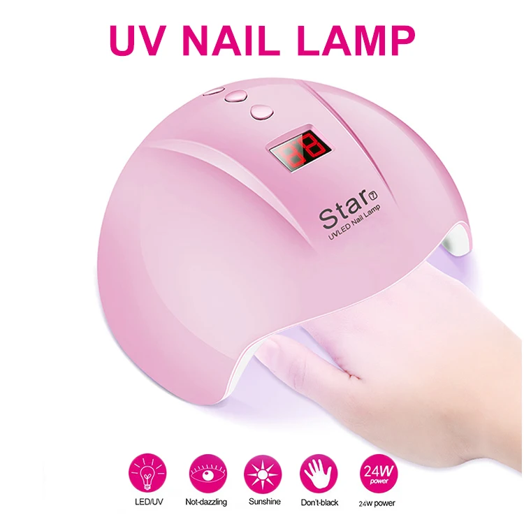 30W Led Gel Lamp Adapter Uv 150 W Nail Kiss Semi Cured Best For Nails Lamps Black And Gold Dryer Rechargeable Cordless 86W