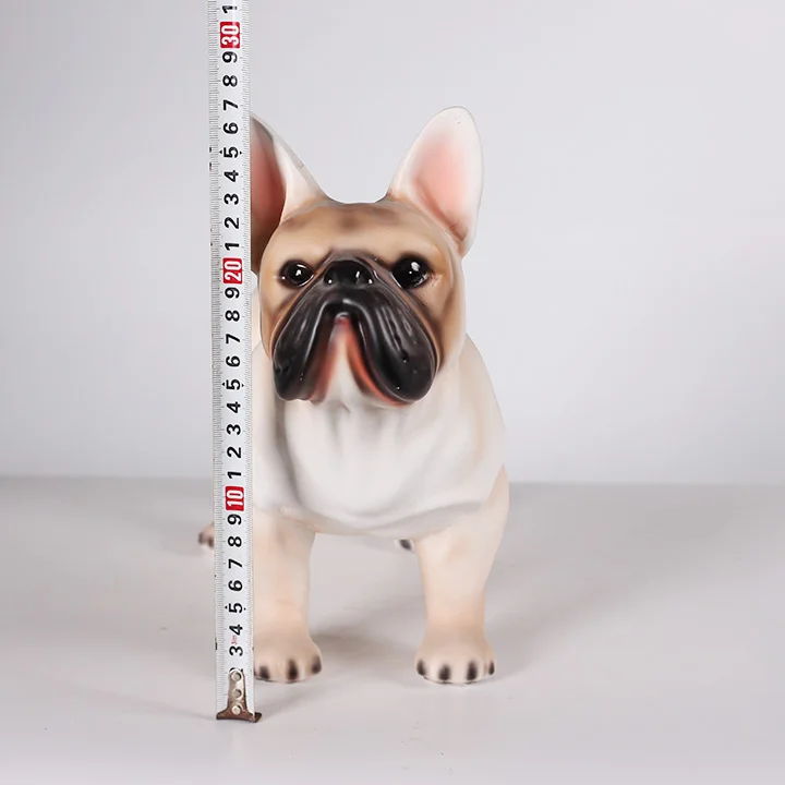 Animal Figurine Sculpture Resin Custom French Bulldog Polyresin Figure - Buy Custom Made Anime