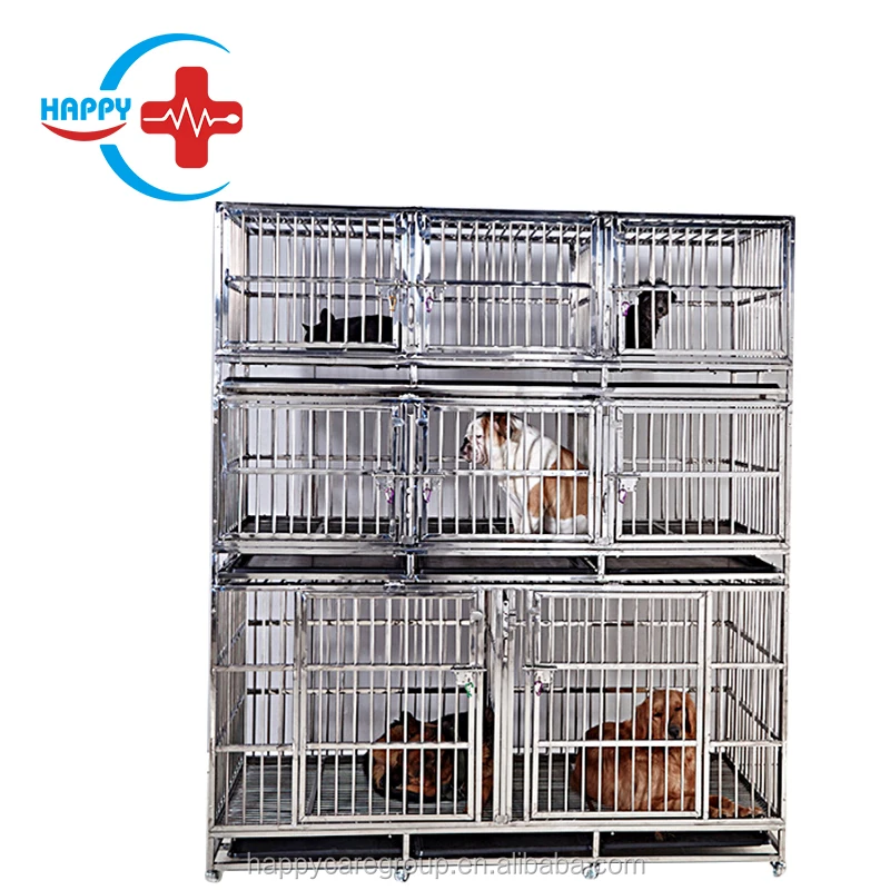 Hcr017a Cheapest Stainless Steel Pet Kennels/small,Big Animal Cages