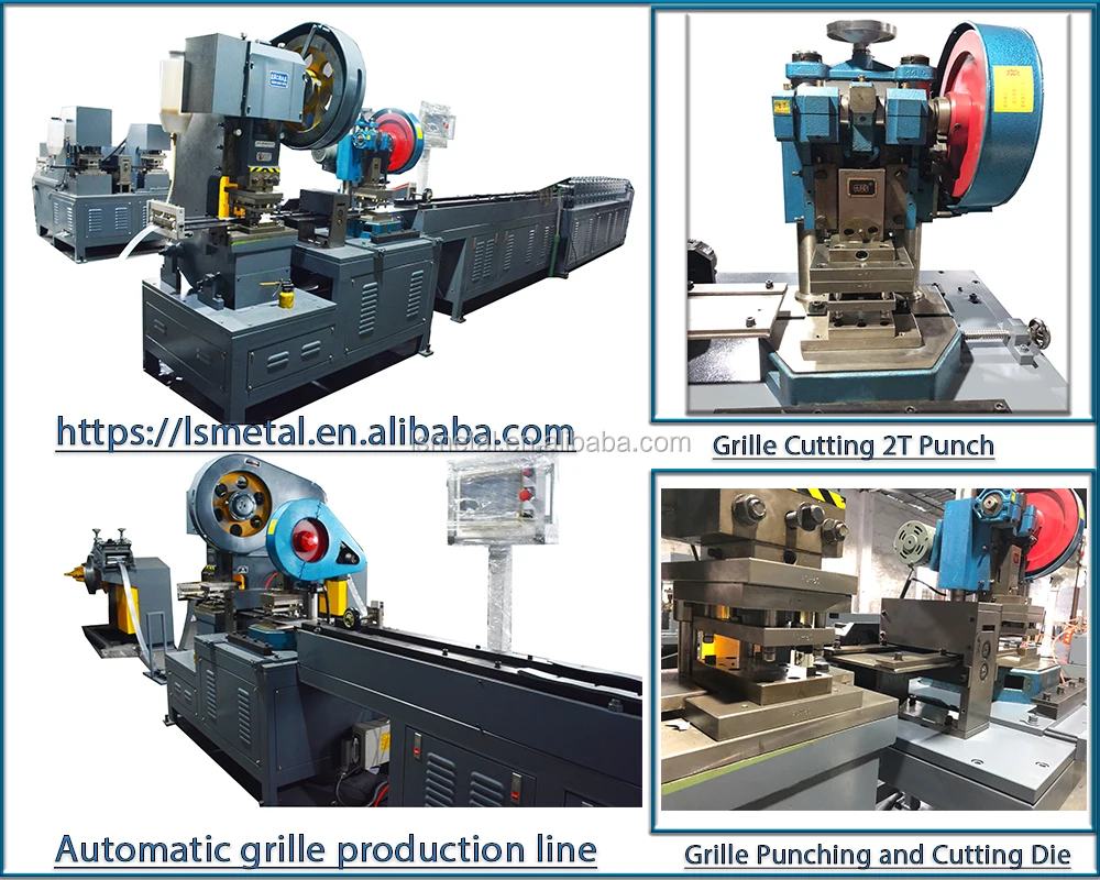hot sale High speed !!aluminum alloy,galvanized steel full auto grid making line making machine making machine