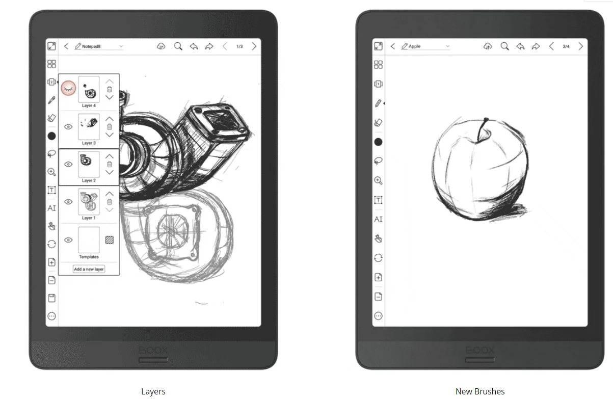 Best Ereader 7.8 Inch Boox Nova3 Android 10 Note Taking Tablet