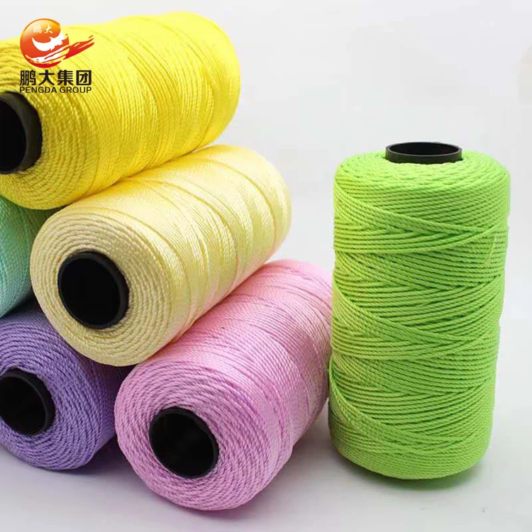 2mm 3ply Dyed (pp Yarn) Gaziantep Grade Flax Polypropylene Filament