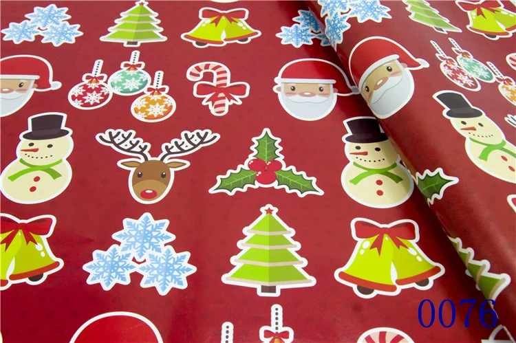 Custom Beautiful Christmas Gift Wrapping Paper Rolls Wholesale