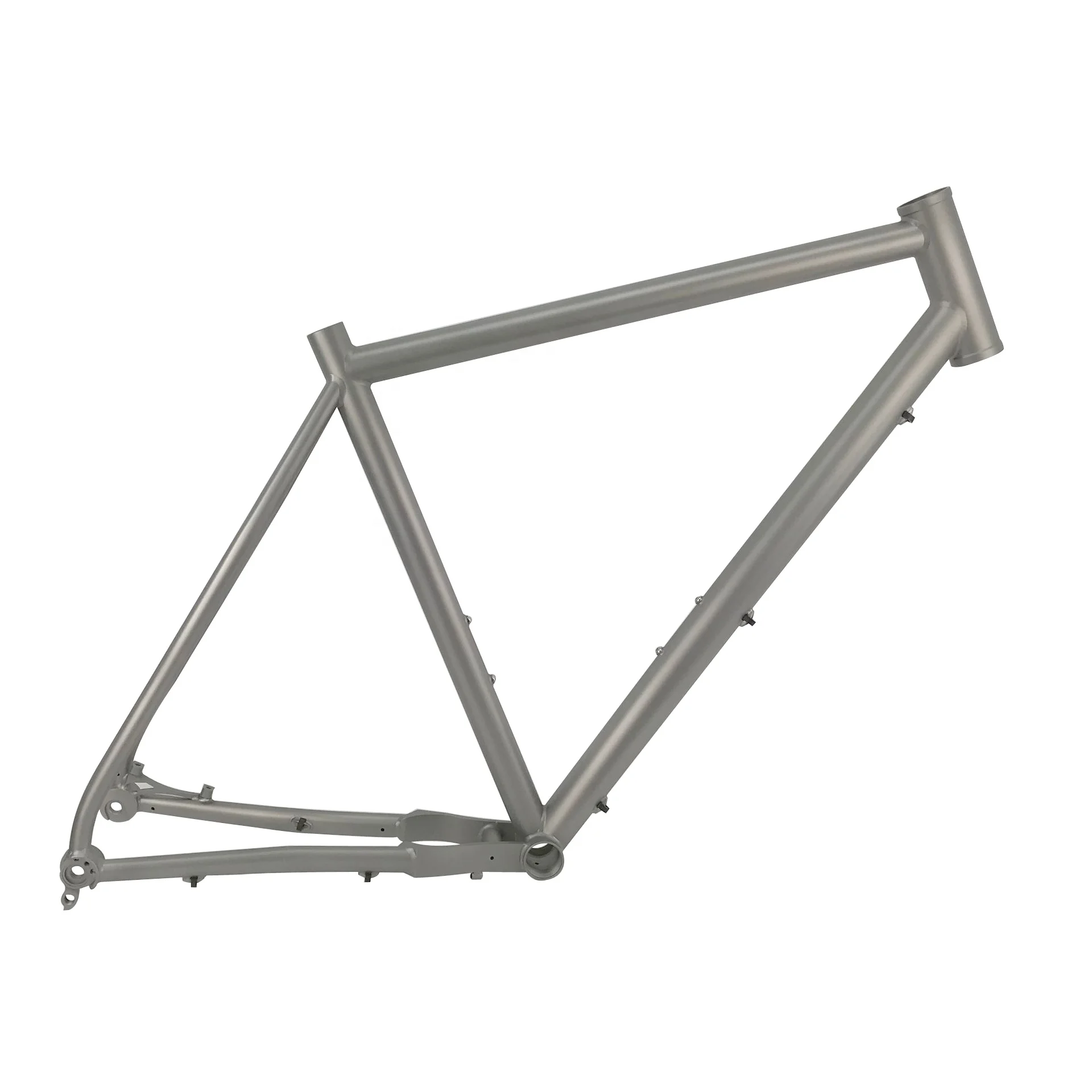 sandblast aluminum bike frame