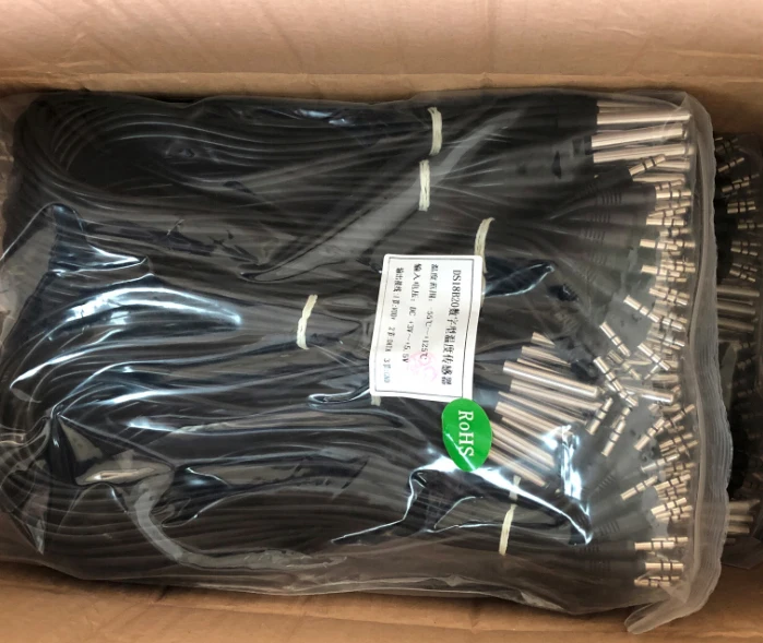 High Precision Temperature Sensor Cat5 Flat Cable Ds18b20 With Rj11