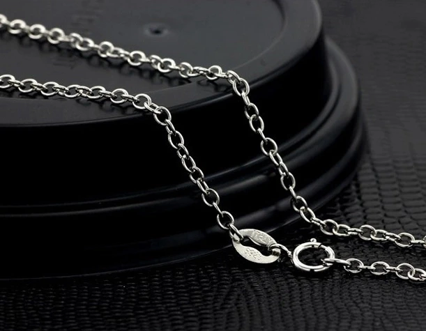 Fashion 16'' 18'' 20'' 22'' Necklace Rhodium Plated 925 Sterling Silver ...