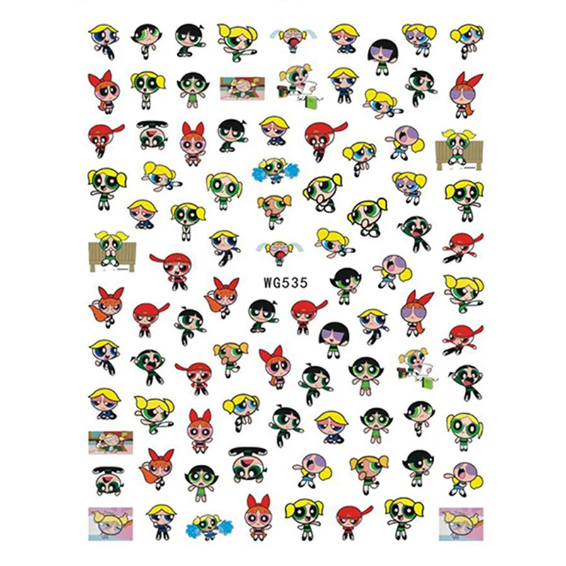 

3D cartoon nail ticker decoration,30 Pieces