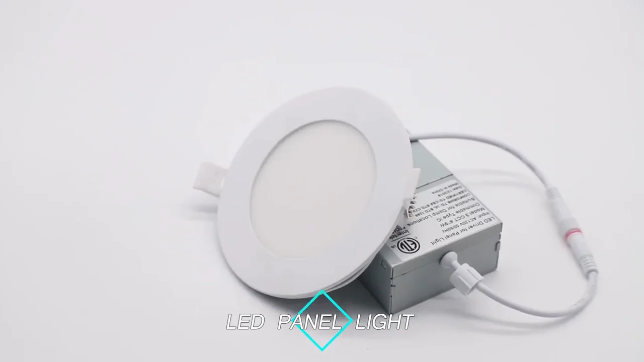 4 Inch 9w 6 Inch 12w Round Square Recessed Dimmable Slim Led Panel Pot