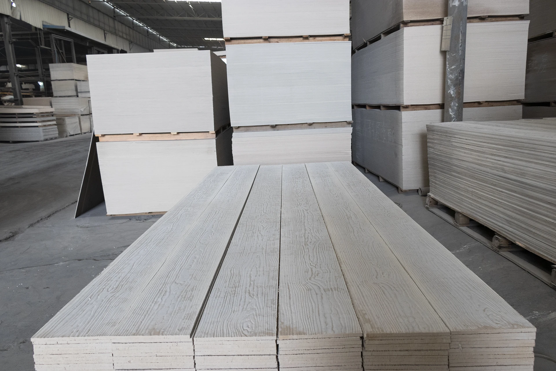 100% Kein Asbest 6mm 8mm Holzmaserung Faserzement Abstellgleis Für