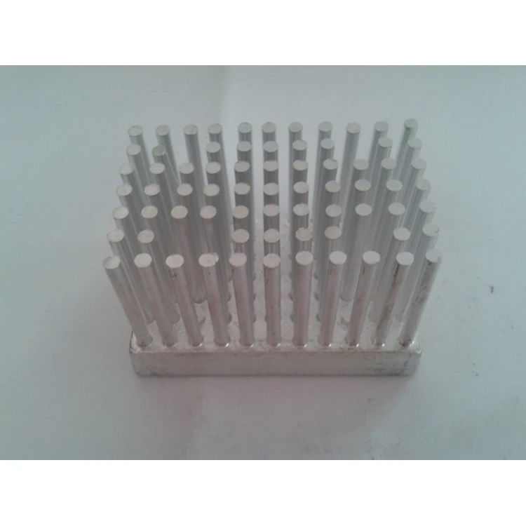 High Power Aluminium Motherboard Heatsinkcold Forging Bonded Fin