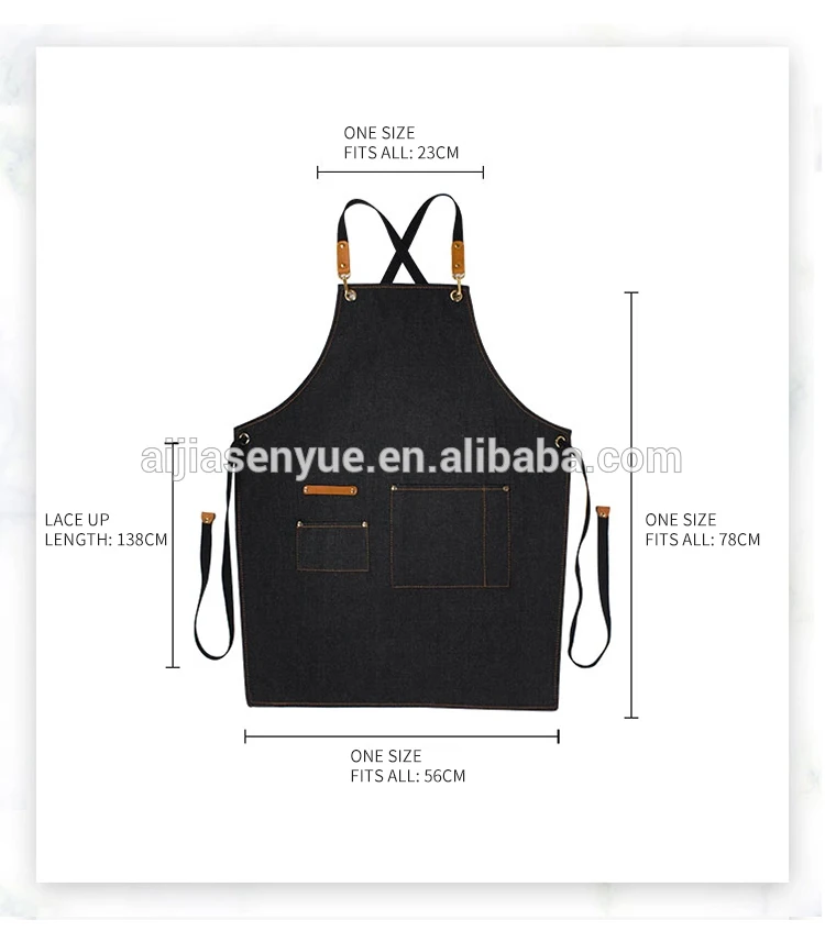 Heavy Duty Denim Jean Work Apron Salon Barber Hairdressers Apron Buy