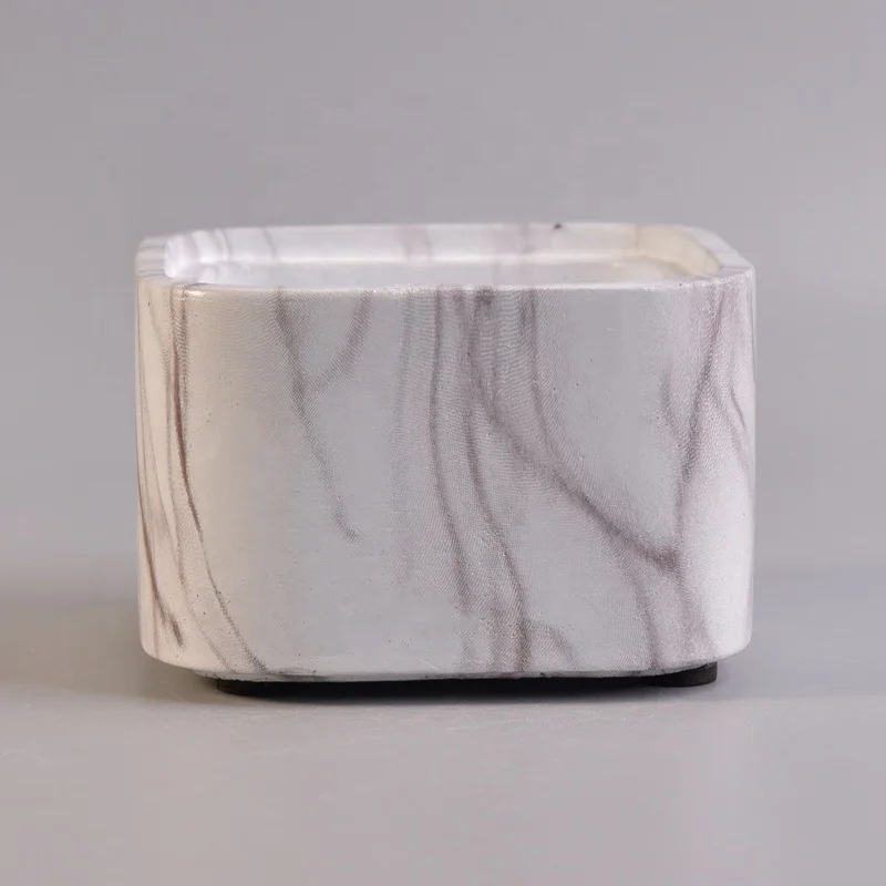 Unique concrete candle containers decorative candle vessel soy wax