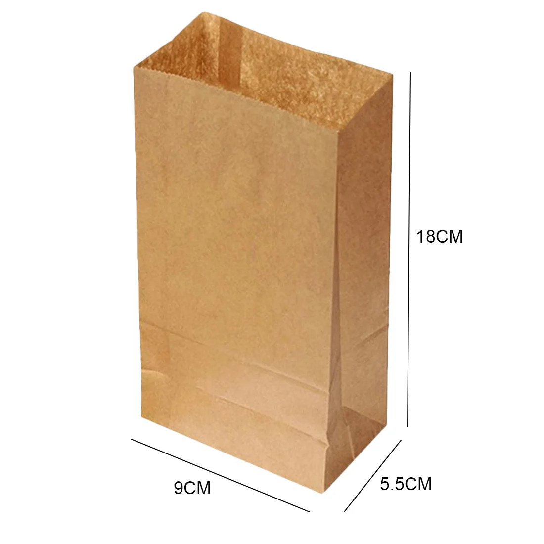 Brown Kraft Paper T Bags Wedding Candy Packaging Recyclable Jewelry Food Bread Shopping Party 5851