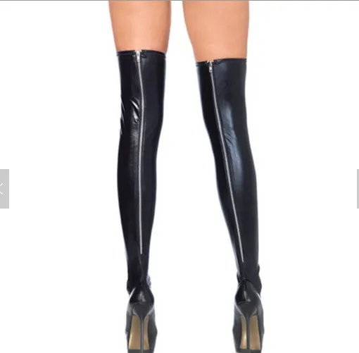 thigh high boots with zipper