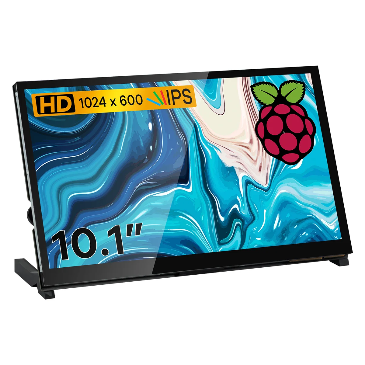 Raspberry Pi 4 with 10.1 Inch Touch Screen - 1024x600 IPS LCD
