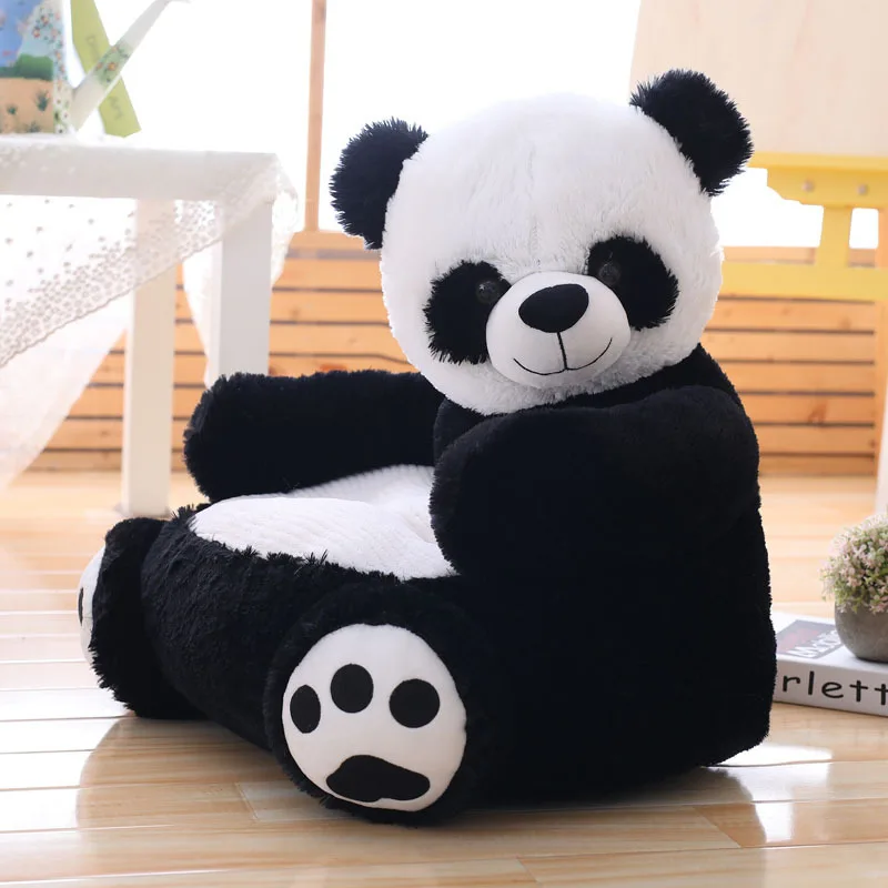 
50cm Teddy Bear Soft Kids Animal Shape Seats Baby Sofa Chair Children Panda Unicorn Plush Sit Baby Sofa 