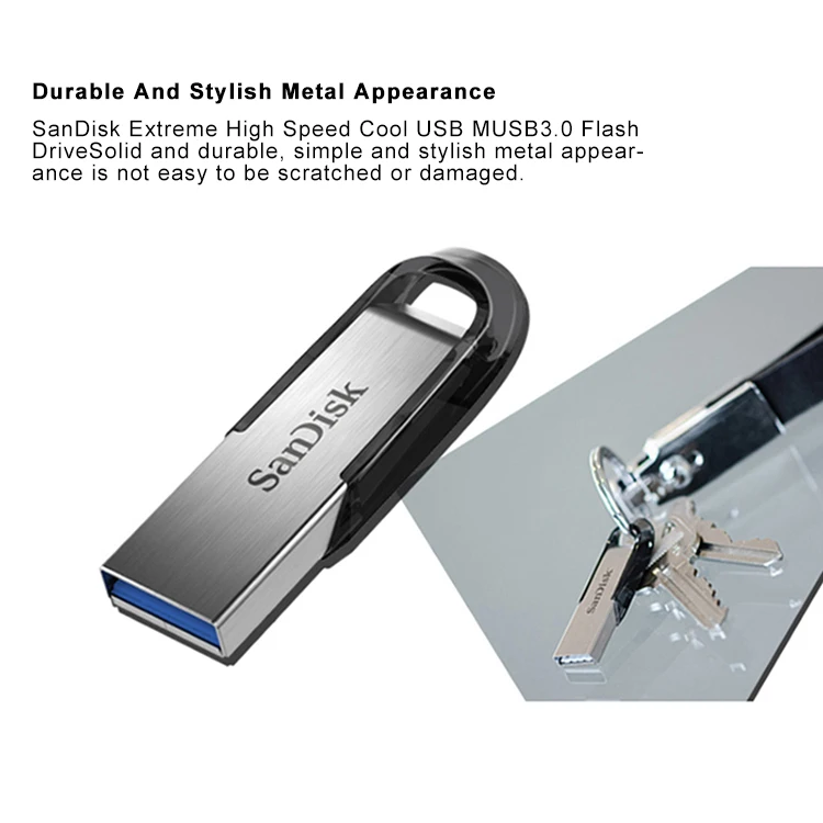 SanDisk Ultra Flair CZ73 128GB USB3.0 Metal USB Flash Drive Pen Thumb 150MB/s 