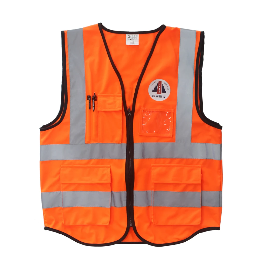 5XL Personalised Custom Printed Hi Vis Hi Viz Vest Yellow or Orange M