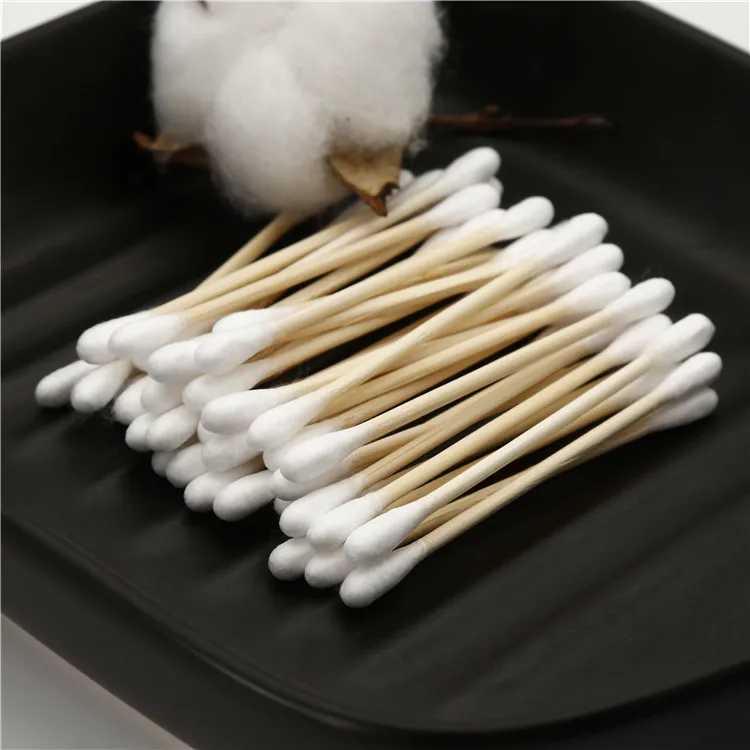 100pcs Bamboo Cotton Stick Swabs Ear Clean Buds Buy Ear Clean Buds