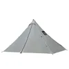 Teepee Tent Adults 5-6 Person Camping Large Family Vacation Tent , Waterproof Material Tower Post Bell Tent