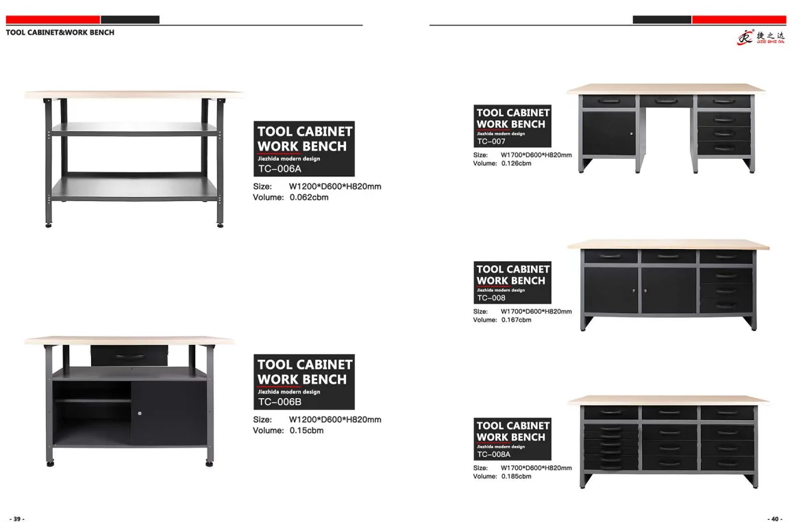 Banco De Trabajo Con Carrito,Armario De Herramientas De Alta