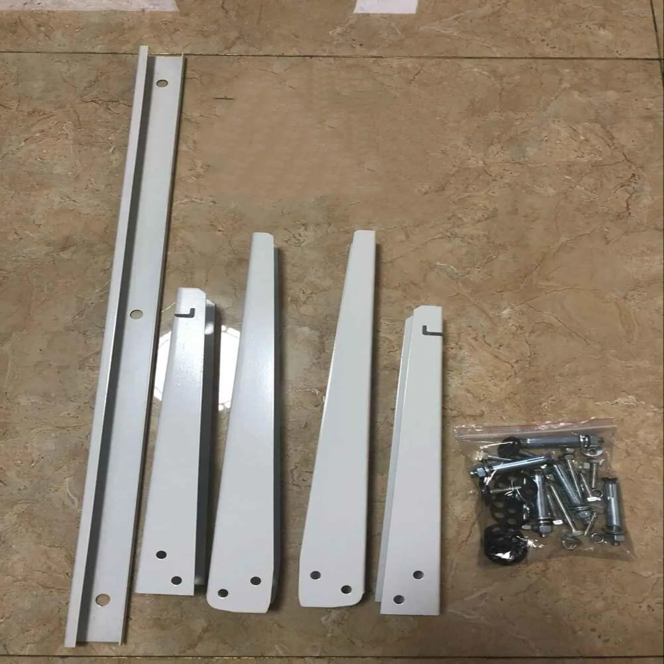 Twobolts Folding Air Conditioner Wall Mounting Brackets With Hardwares