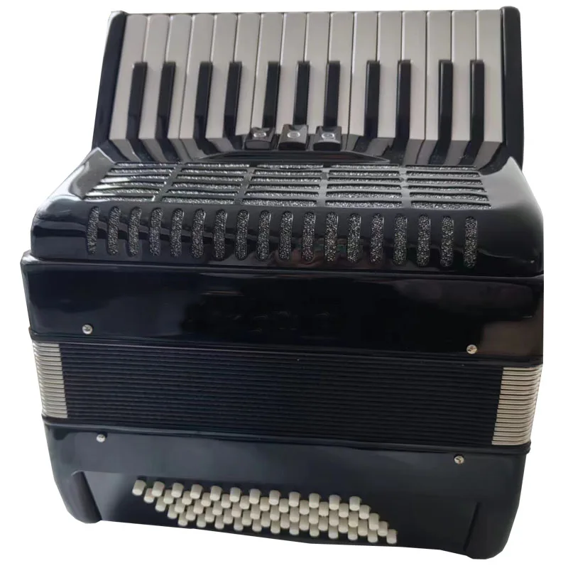 Wholesale Professional Performance Grade Black 27 Keys 60 Bass Accordion